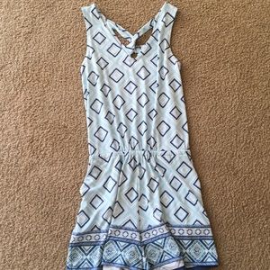Geometric print romper, perfect for summertime!
